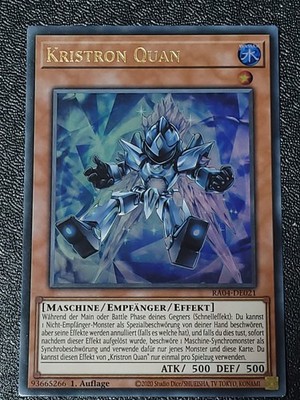 Kristron Quan   RA04-DE021   Yu-Gi-Oh!   Ultra Rare   Near Mint   Deutsch