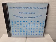 Robert Schumann CD Piano Works Trio #3 Opus 110. New, Sealed
