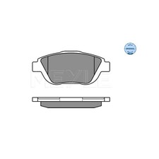 MEYLE 025 248 8318 Plaquettes de frein Avant pour