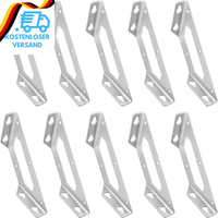 10 StüCk Winkelverbinder, Eckverbinder Edelstahl Winkel, Eckverbinder MöBelbau,