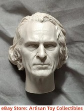 1/6 Joaquin Phoenix Unpainted Head Sculpt Fit 12'' Action Figure Body