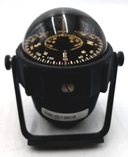 YCM Marine Navigation Compass Black 045 Japan w/ Mounting Bracket