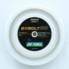 YONEX EXBOLT 65 Badminton String 100m White BGXB65-1 Made in Japan New