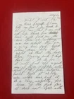 1863 Civil War Letter Vicksburg Taken Death of Comrade West Point Virginia