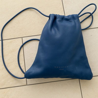 LIEBESKIND BERLIN Rucksack aus weichem Leder Backpack blau x
