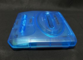 Sega Genesis 2 CUSTOM Console Bundle ~ Translucent Blue 🔥~ Cleaned & Tested