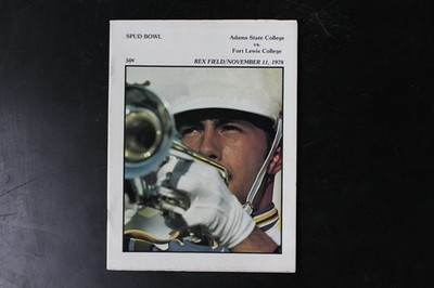 SPUD BOWL Magazine NOV 1978 Adams State vs Fort Lewis Football Program