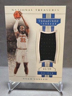 2018 Panini National Treasures Noah Vonleh Treasured Threads Knicks #/99 TTH-NV