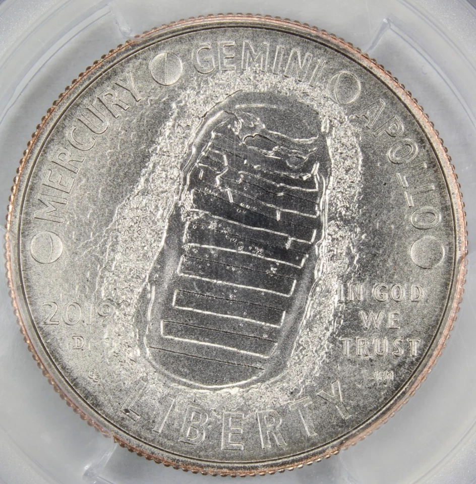 2019-D Apollo 11 50th Anniversary PCGS MS70 FS AMFCSE Lunar Label Free Shipping - Image 4 of 4