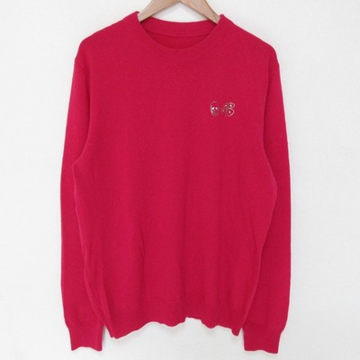 Lucien Pellat-Finet Swarovski Skull 100% Cashmere Knit Sweater S 