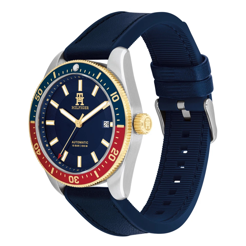 Tommy Hilfiger Men's Watch 1792141 Automatic Leather-Silicone, 10ATM - Image 2 of 3