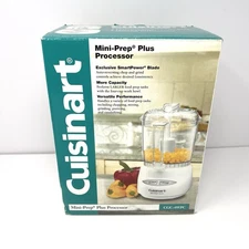 Cuisinart DLC-2A Mini-Prep Plus 24oz Food Processor White + Original Box EUC
