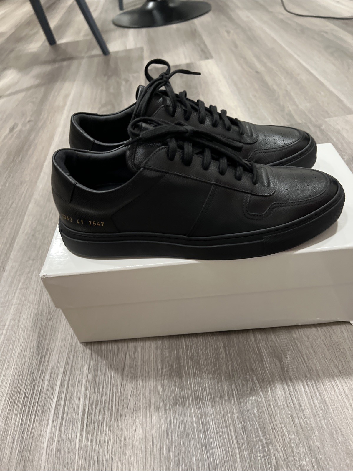 Common Projects Bball Low Bumpy Black Size 41 Siz… - image 1