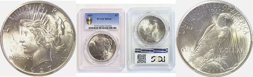 1927 Peace Dollar  -  PCGS MS-64