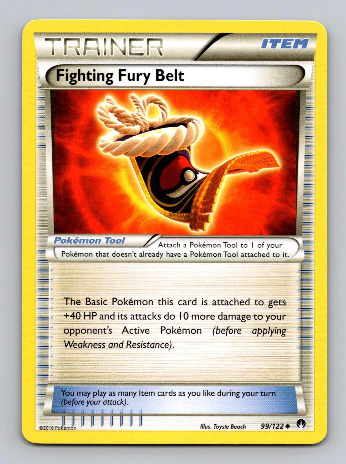 Pokemon TCG Fighting Fury Belt 99/122 BREAKpoint Regular Uncommon NM/M