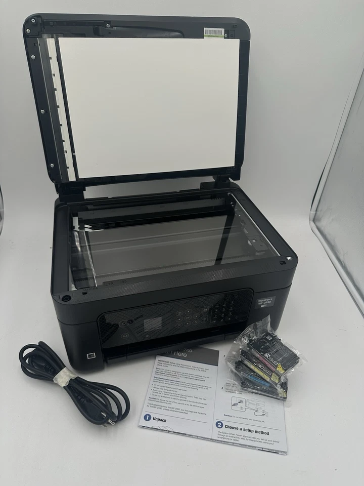 Epson WorkForce WF-2930 Inkjet 4 in 1 Printer-Works Great Good Ink With Box!! - Image 4 of 4
