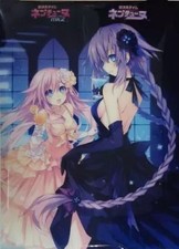 Hyperdimension Neptunia A2 Clear Poster Purple Heart & Sister Anime Gift