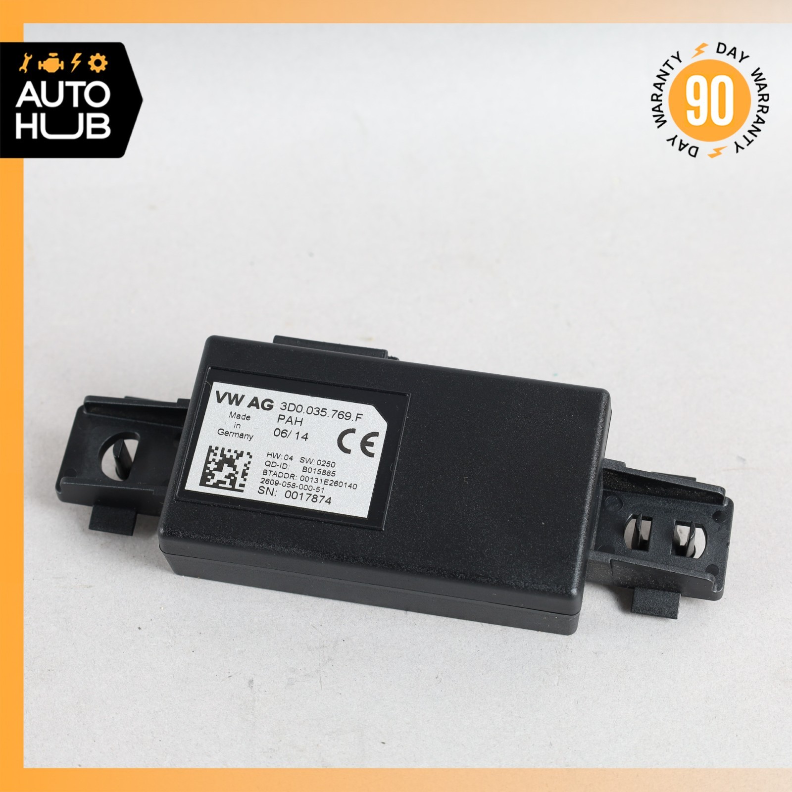 12-18 Bentley Flying Spur GTC Bluetooth Navigation Control Module 3D0035769F OEM