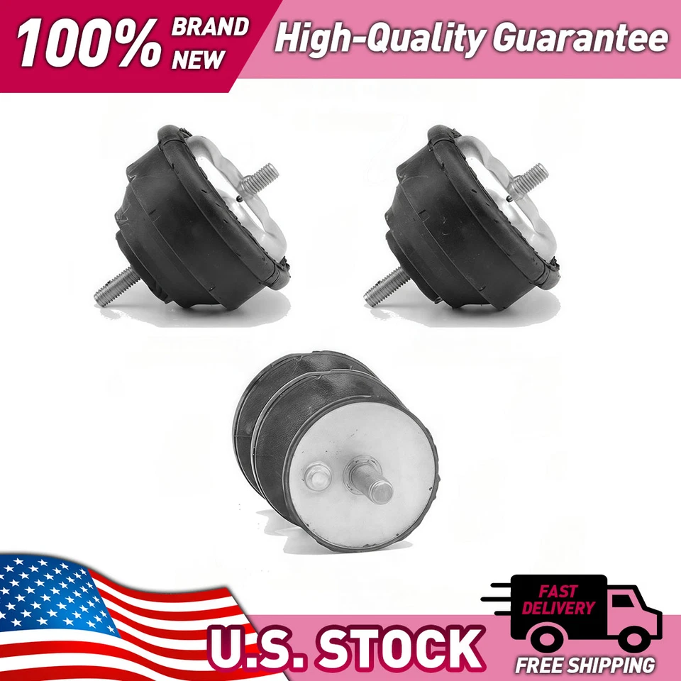Engine Motor Mount Kit Motor Engine Mount for BMW Z3 1999 2000 2001 2002 2.5L L6 - Image 4 of 4