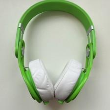 Beats Mixr DJ Mixer Headphones Neon Green   Tested   Earpad Wear