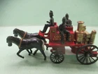 Matchbox Lesney #4 Diecast London Fire Brigade Horse Drawn Wagon Complete