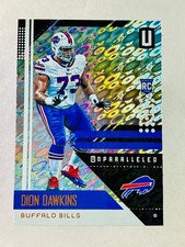Dion Dawkins Buffalo Bills 2018 Panini Unparalleled Flight Parallel RC # 24