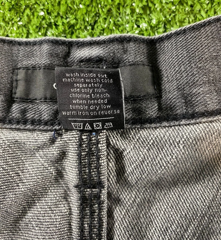 Pantalones Cortos de Denim Sueltos Vintage Sean John Para Hombre 42 Negros Largos Hip Hop Grunge Y2K Foto 3 de 4