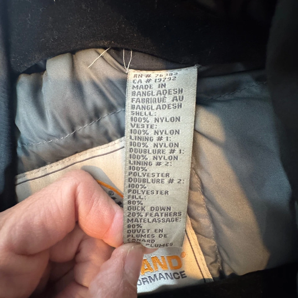 Timberland Parka con Capucha Invierno Gorpcore Abrigo Puffer Para Hombres Ultra Cálido Grande Foto 4 de 4