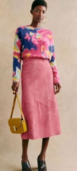 Women Sezane Sweater Multicolor Wool 38