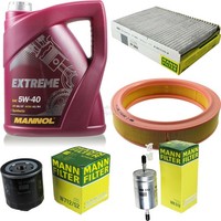 Mann Inspektionspaket 5L Mannol Extreme 5W-40 FüR Vw Lupo 1.0 Polo 1.4 60