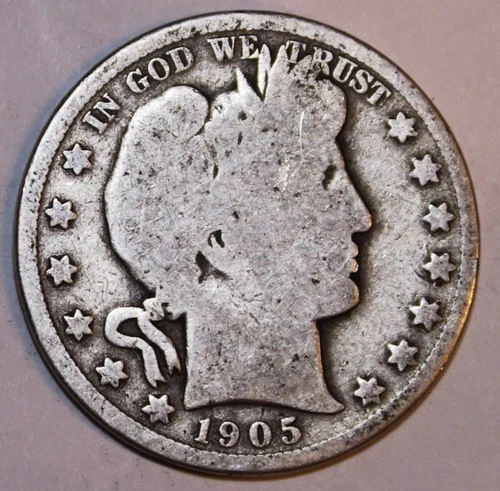 1905-P Barber Half Dollar - Good - Details - #9879DAC