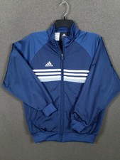 Vtg Adidas Jacket Unisex Size Small Athletic 3 Stripe Performance Track 2005