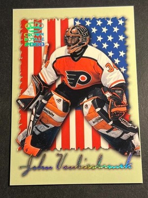 Box #44: 2000 Pacific Int'l Glory OVERSIZE PROOF John Vanbiesbrouck Flyers #19