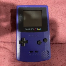 Nintendo Game Boy Color Grape Console Clean 
