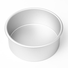 Juego de 2 sartenes redondas para pasteles, sartenes para pasteles de aluminio de 7"x3" para hornear pasteles, moldes