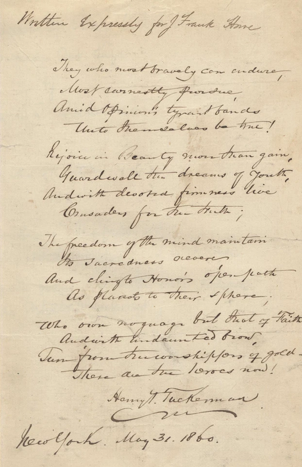 Henry Tuckerman Book of Artists 1867 with 3 manuscript ALS extra-illustrated Foto 3 de 4