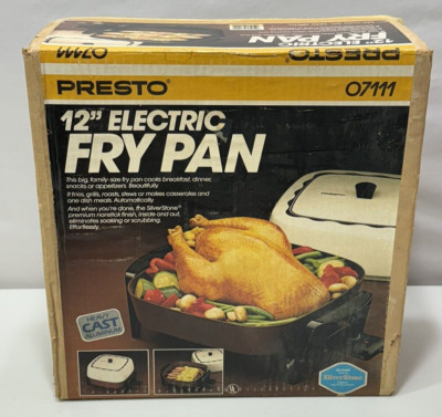 Presto 12'' Electric Fry Pan 07111 BRAND NEW IN BOX Vintage Retro