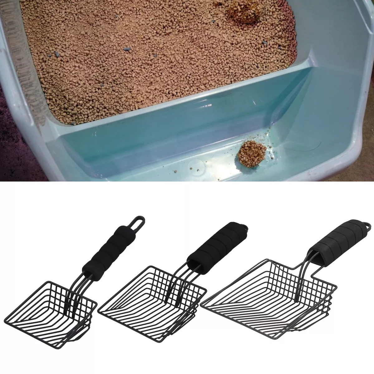 Reusable Metal Cat Litter Sand Scoop Sifter Shovel Pet Cat
