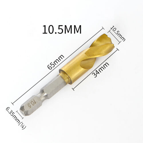HSS Bohrer Satz mit Sechskantschaft 1/4 Metallbohrer Spiralbohrer 1.5mm Bis 13mm - Bild 33 von 38