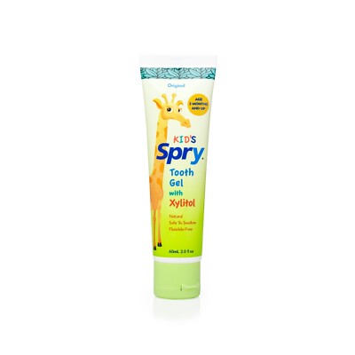 Spry Natural Xylitol Toothpaste for Baby, Toddler, Original, 2 Fl Oz (Pack of 1)