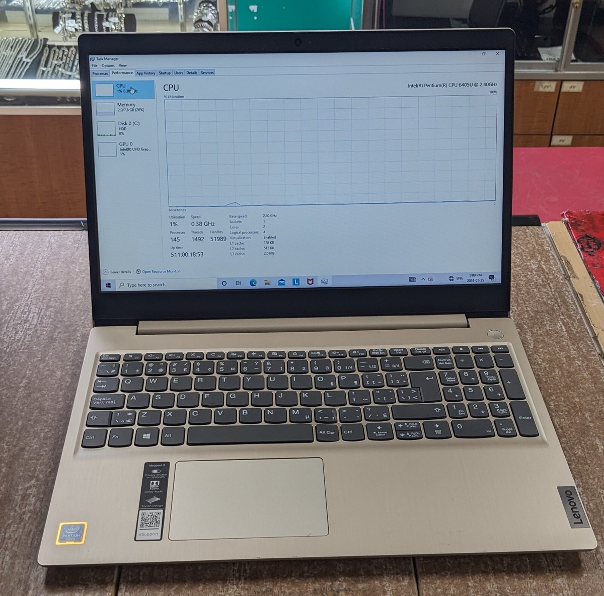 Lenovo IdeaPad 3 15IML05 15.6