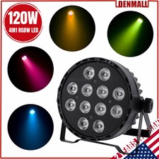 120W 12LED RGB Wash Effect PAR Stage Lighting 4in1 DMX512 Party Show Event Light