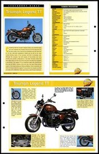 Triumph Legend TT - Legendary Bikes - Mega Bikes Hachette Fold-Out Card