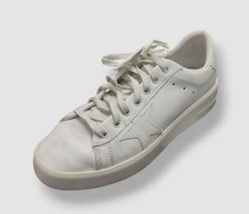 Golden Goose Women's White Pure Star Vegan Low-Top Sneaker Shoes Size 39
