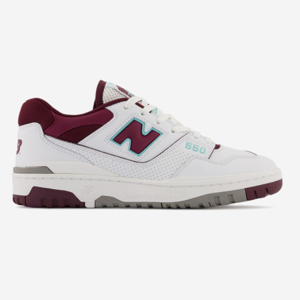Кроссовки New Balance 550 Shoes Бордово-голубые - BB550WBG с ускоренной доставкой