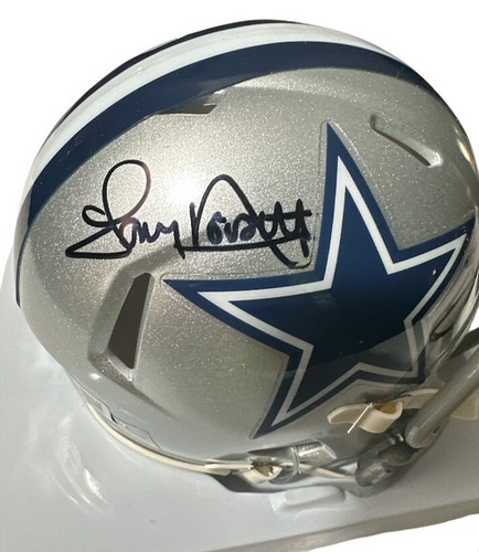 Minicasco de velocidad de vaqueros firmado por Emmitt Smith y Tony Dorsett (Beckett) - Imagen 3 de 6