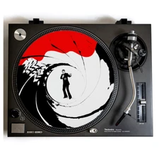 JAMES BOND Turntable Slipmat for Vinyl Records 12" DJ Slip Mat 007 movies