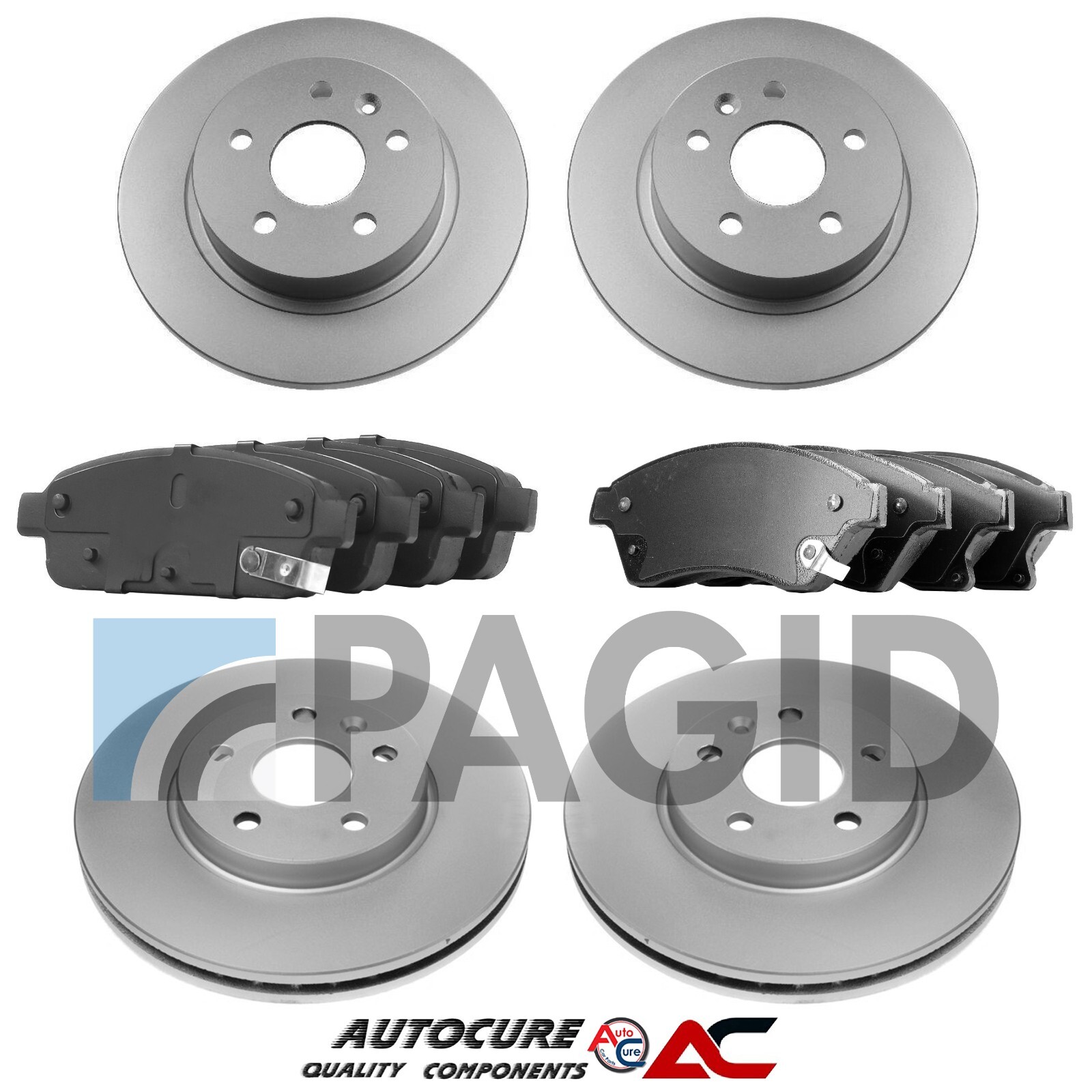 FOR HYUNDAI 1.0L i30 TGDI (MK3) PAGID COATED FRONT & REAR BRAKE DISCS & PADS eBay