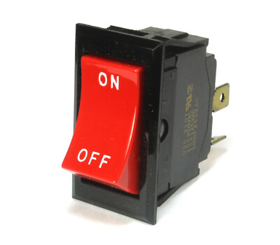FRYMASTER EIN/AUS Wippschalter Schwerlast SPST MPN: 8073580 10A Bei 250VAC Rot
