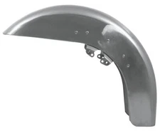 Mid USA 22436 Raw Smooth Style Front Fender No Trim Holes 14-19 Harley Touring